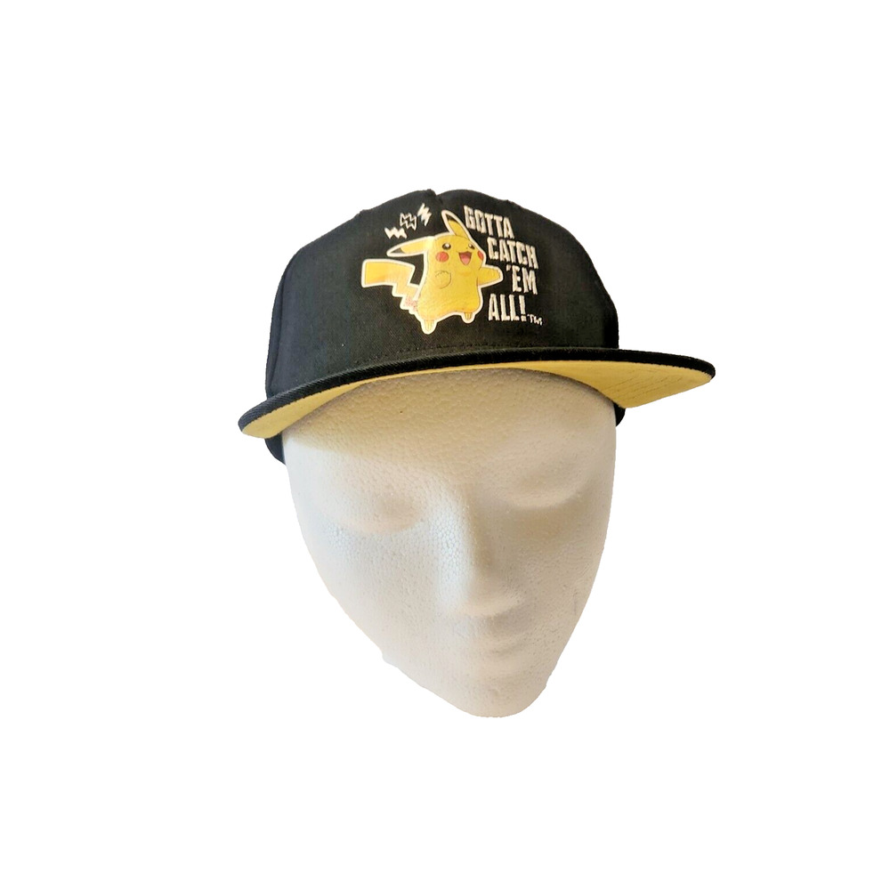 2022 Pokémon Pikachu *Gotta Catch Em All* Adjustable Snapback Cap Hat One Size